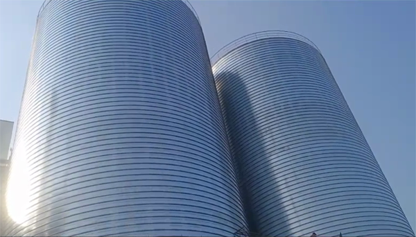 乌海2座混凝土高架卷板仓